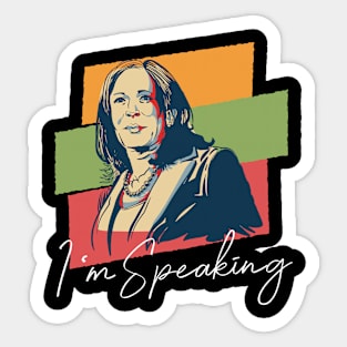 Kamala Harris I’m Speaking Sticker